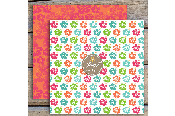 Surfing Digital Papers & Clipart in Patterns - product preview 3