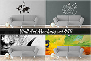 Wall Mockup - Sticker Mockup Vol 455