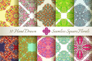 10 Seamless Square Patterns Set#2