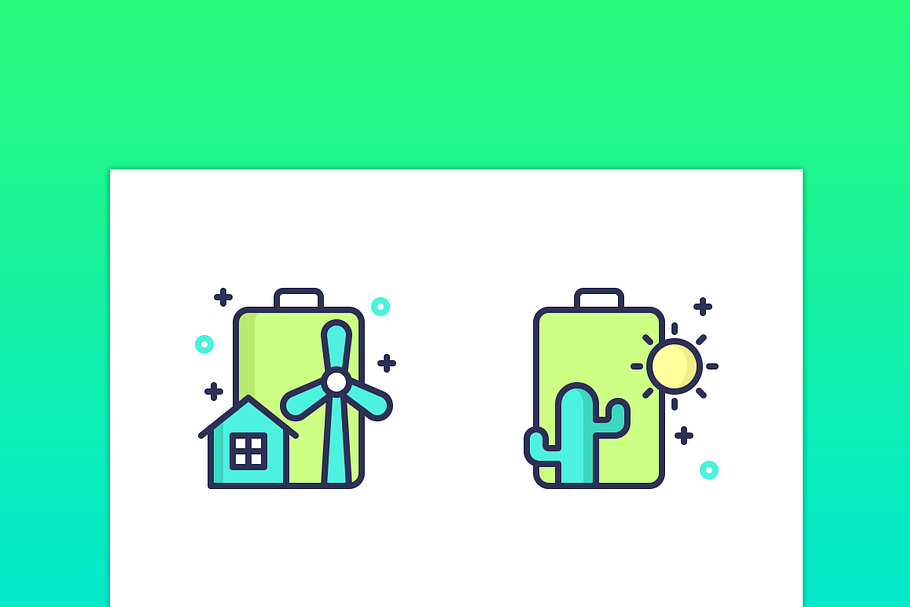 Battery Icons / Illustrations