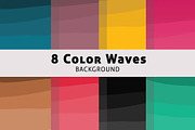 Color Wave Background