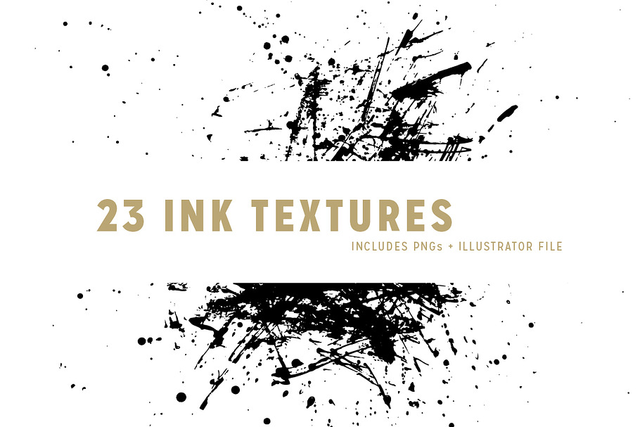 Vector Ink/Paint Splatters in Textures - product preview 8
