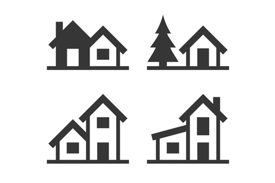 Home Icons Set for Real Estate Logo in Icons - product preview 8