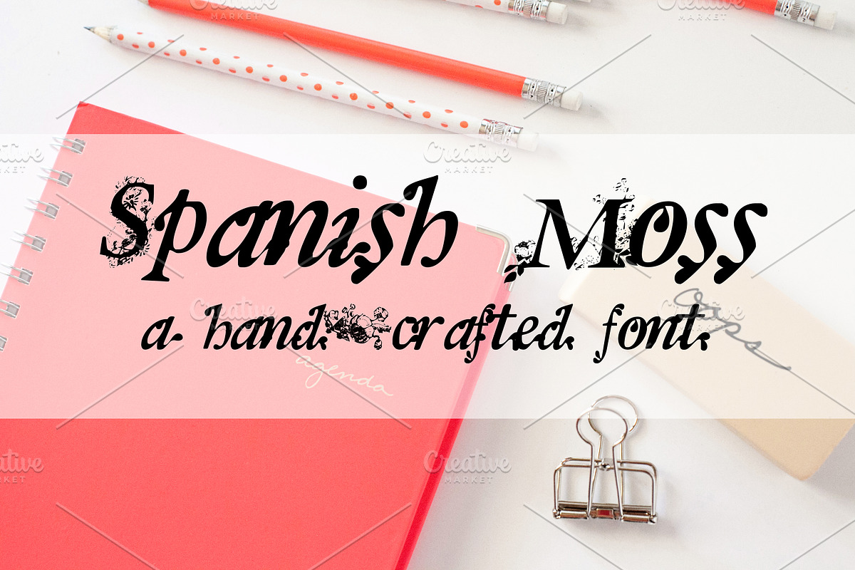 Spanish Moss in Display Fonts - product preview 8