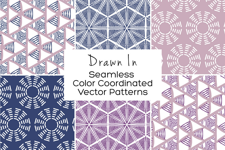 Drawn In Seamless Vector Patterns