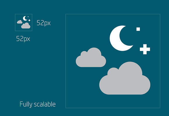 Weather icons in Graphics - product preview 1