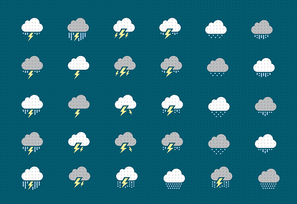 Weather icons in Graphics - product preview 2
