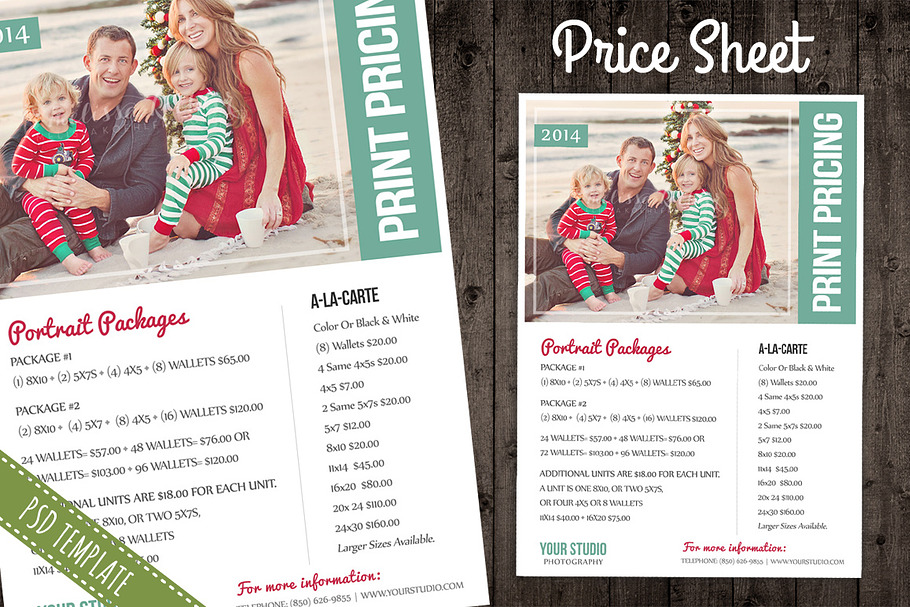 Price Sheet List PSD Template in Flyer Templates - product preview 8