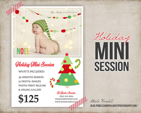 Marketing Board Mini Session PSD in Flyer Templates - product preview 1