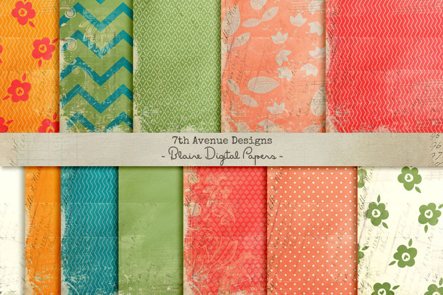 Blaire Digital Papers in Patterns - product preview 8