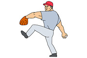 Baseball Player Pitcher 