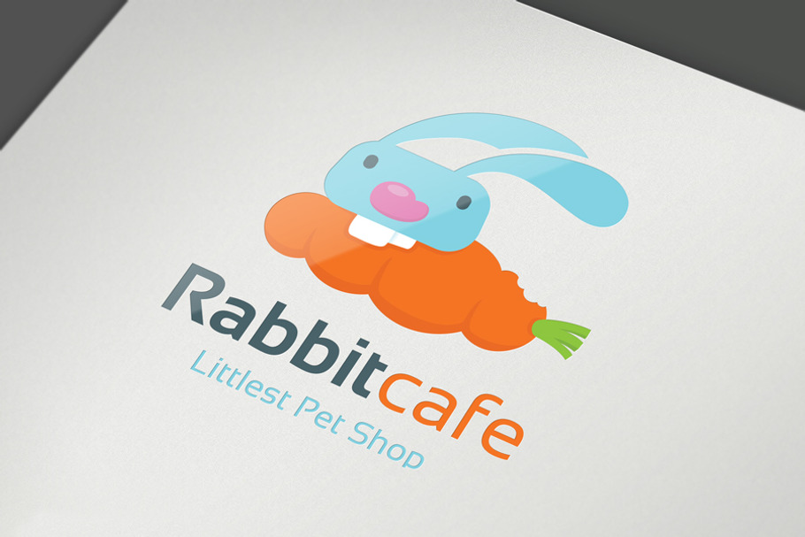 Rabbit Cafe Logo in Templates - product preview 8