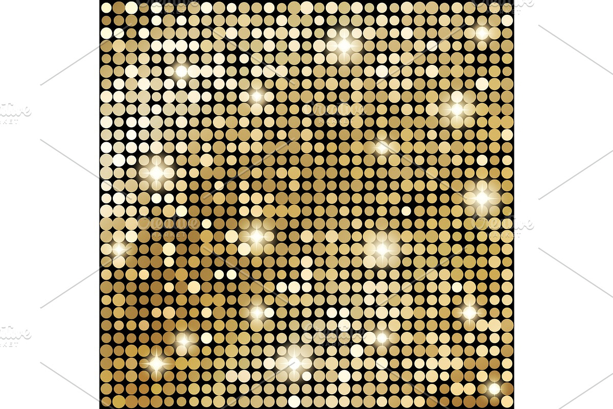 Abstract gold mosaic background. in Graphics - product preview 8