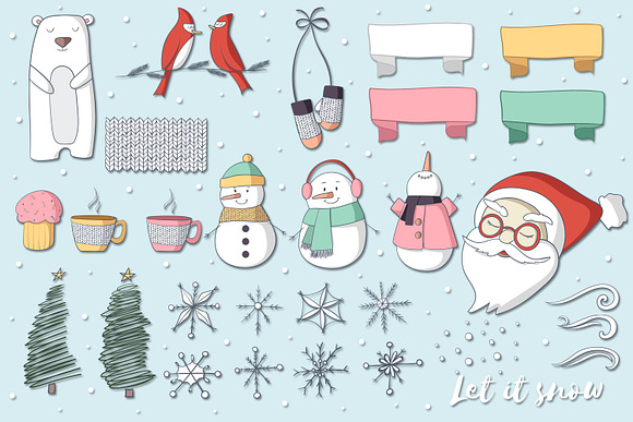 Let it Snow in Illustrations - product preview 1