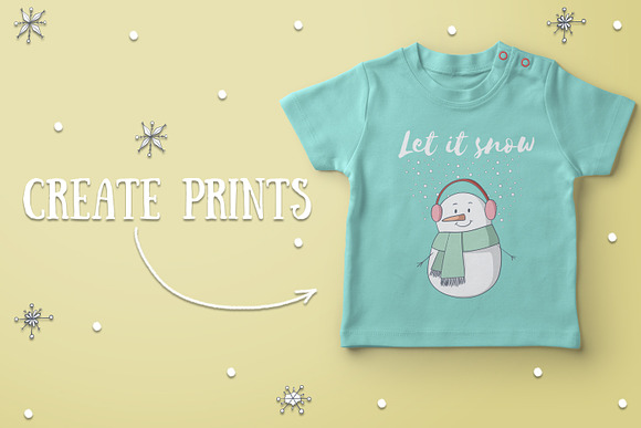 Let it Snow in Illustrations - product preview 2