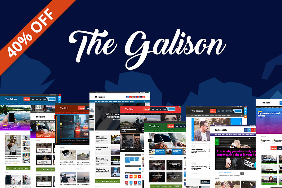 The Galison - Magazine / Blog Theme in WordPress Magazine Themes - product preview 8
