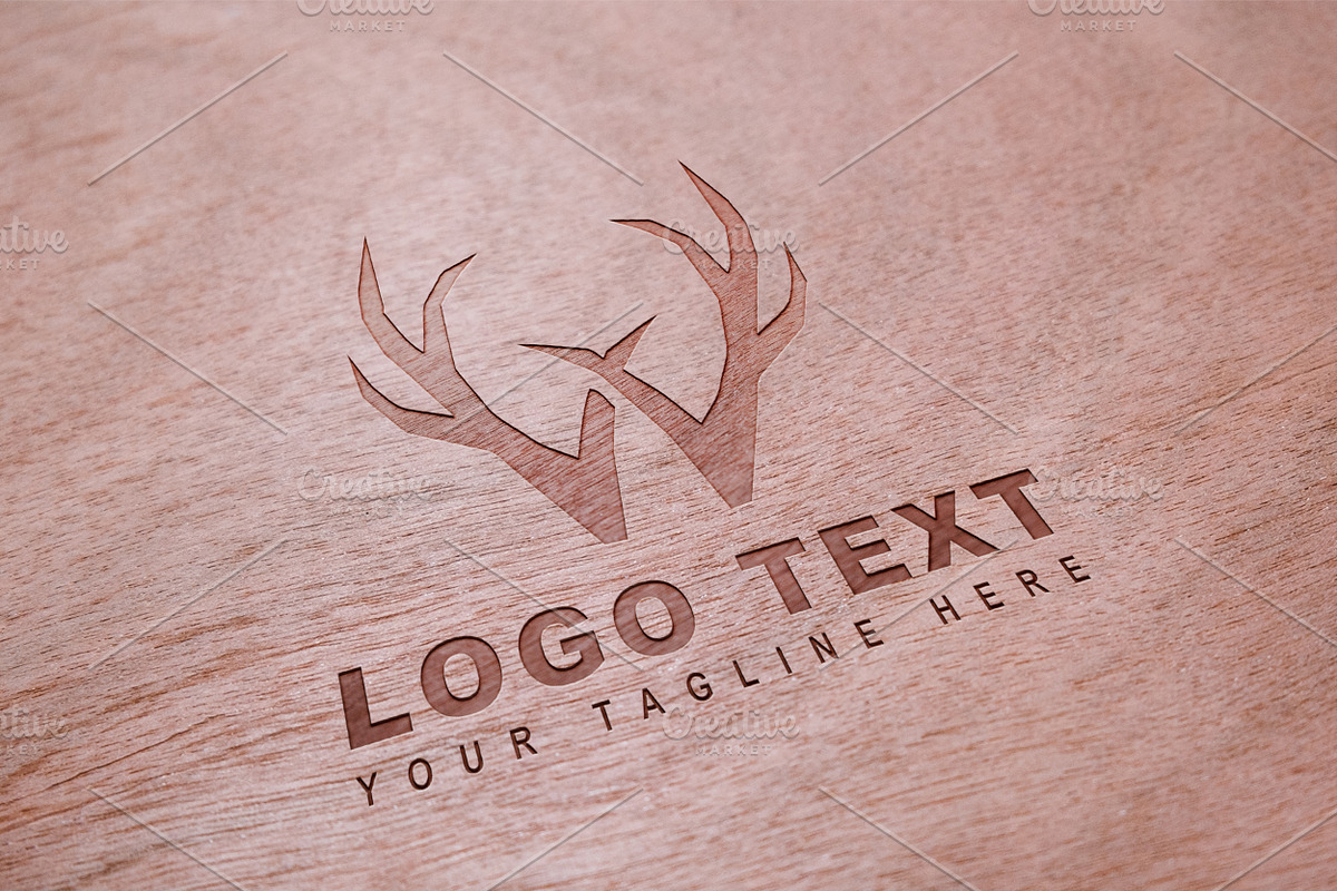 Antler W Logo & Mock-Up - Vector in Logo Templates - product preview 8