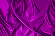 Purple satin fabric.