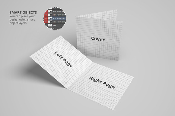 Bifold Brochure/Greeting Card Mockup in Print Mockups - product preview 1