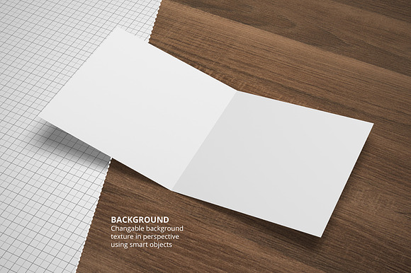 Bifold Brochure/Greeting Card Mockup in Print Mockups - product preview 2