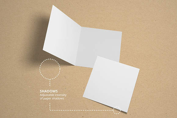 Bifold Brochure/Greeting Card Mockup in Print Mockups - product preview 4