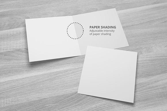 Bifold Brochure/Greeting Card Mockup in Print Mockups - product preview 5