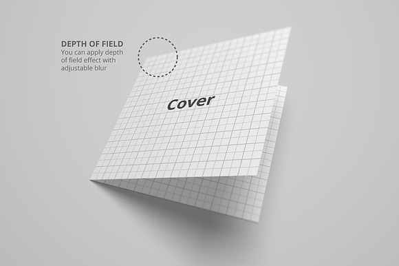Bifold Brochure/Greeting Card Mockup in Print Mockups - product preview 6