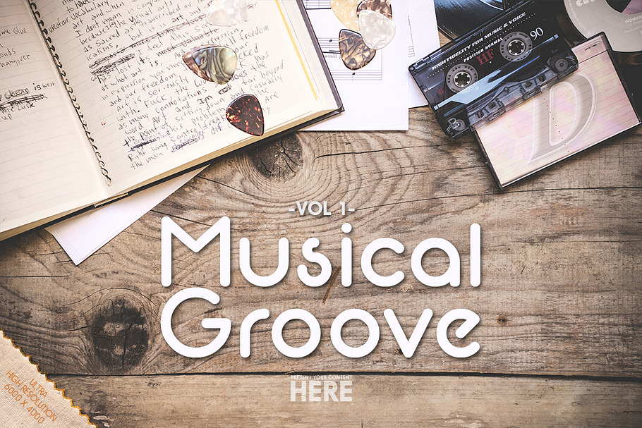 Musical Groove Header/Hero -vol 1- in Product Mockups - product preview 8