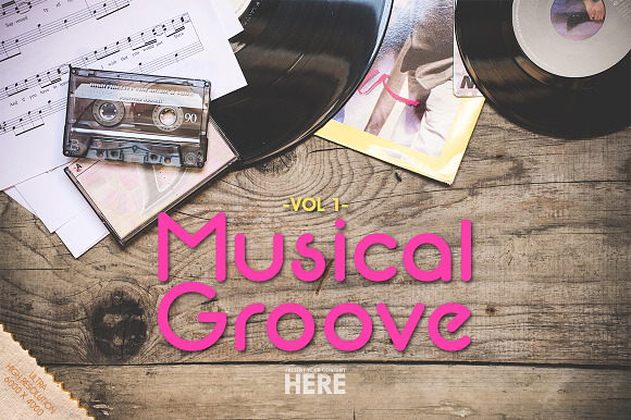 Musical Groove Header/Hero -vol 1- in Product Mockups - product preview 1
