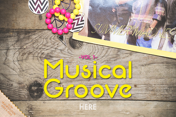 Musical Groove Header/Hero -vol 1- in Product Mockups - product preview 3