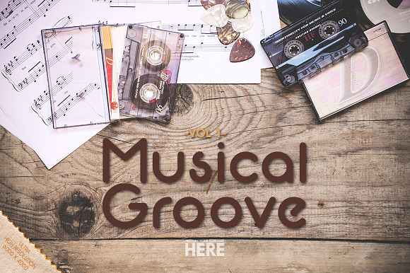 Musical Groove Header/Hero -vol 1- in Product Mockups - product preview 4