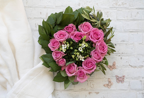 Pink Roses Collection in Graphics - product preview 3