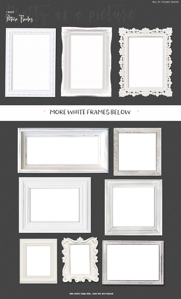 "Wall of F(r)ames" Art Mock Up in Print Mockups - product preview 1