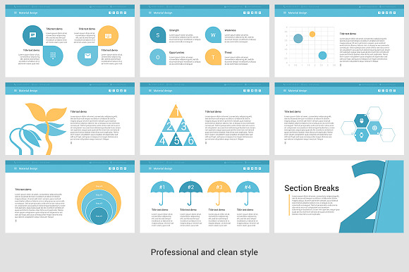Material | Business PowerPoint in Presentation Templates - product preview 6