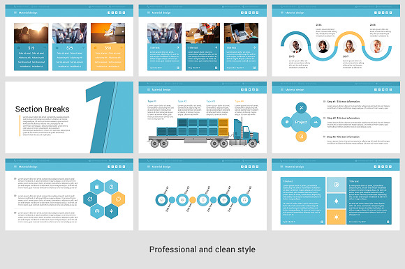 Material | Business PowerPoint in Presentation Templates - product preview 9