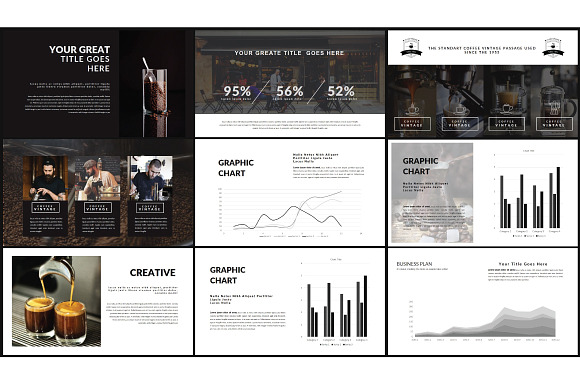 Coffee Vintage Keynote Template in Keynote Templates - product preview 4