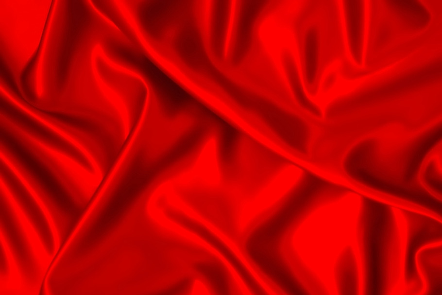 Red satin fabric. in Illustrations - product preview 8
