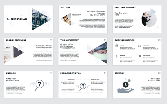 Business Plan PowerPoint Template in PowerPoint Templates - product preview 1