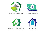 4 Fresh House Home Residential Logo