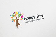 Happy Tree Logo Design