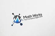 Math Works Logo Design