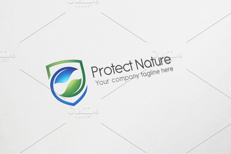 Protect Nature Logo Design in Logo Templates - product preview 8