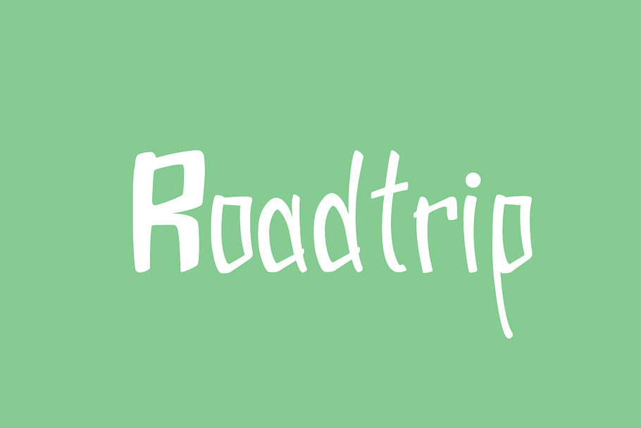 Roadtrip font
