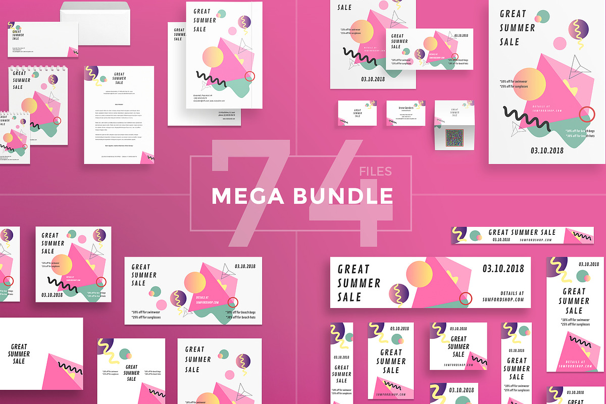 Mega Bundle | Summer Shop in Templates - product preview 8
