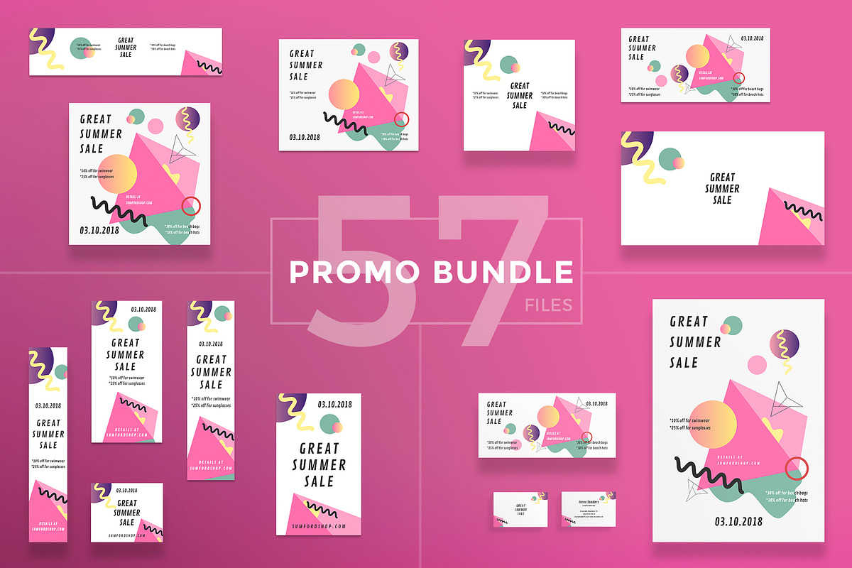 Promo Bundle | Summer Shop in Templates - product preview 8