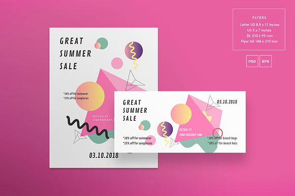 Promo Bundle | Summer Shop in Templates - product preview 3