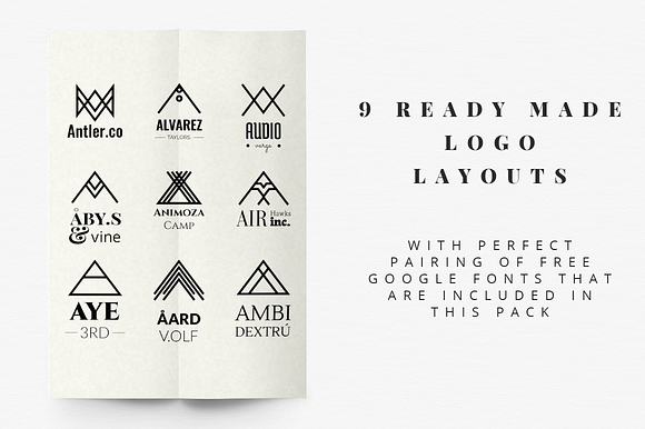 Geometric Logo Generator - Letter A in Logo Templates - product preview 2