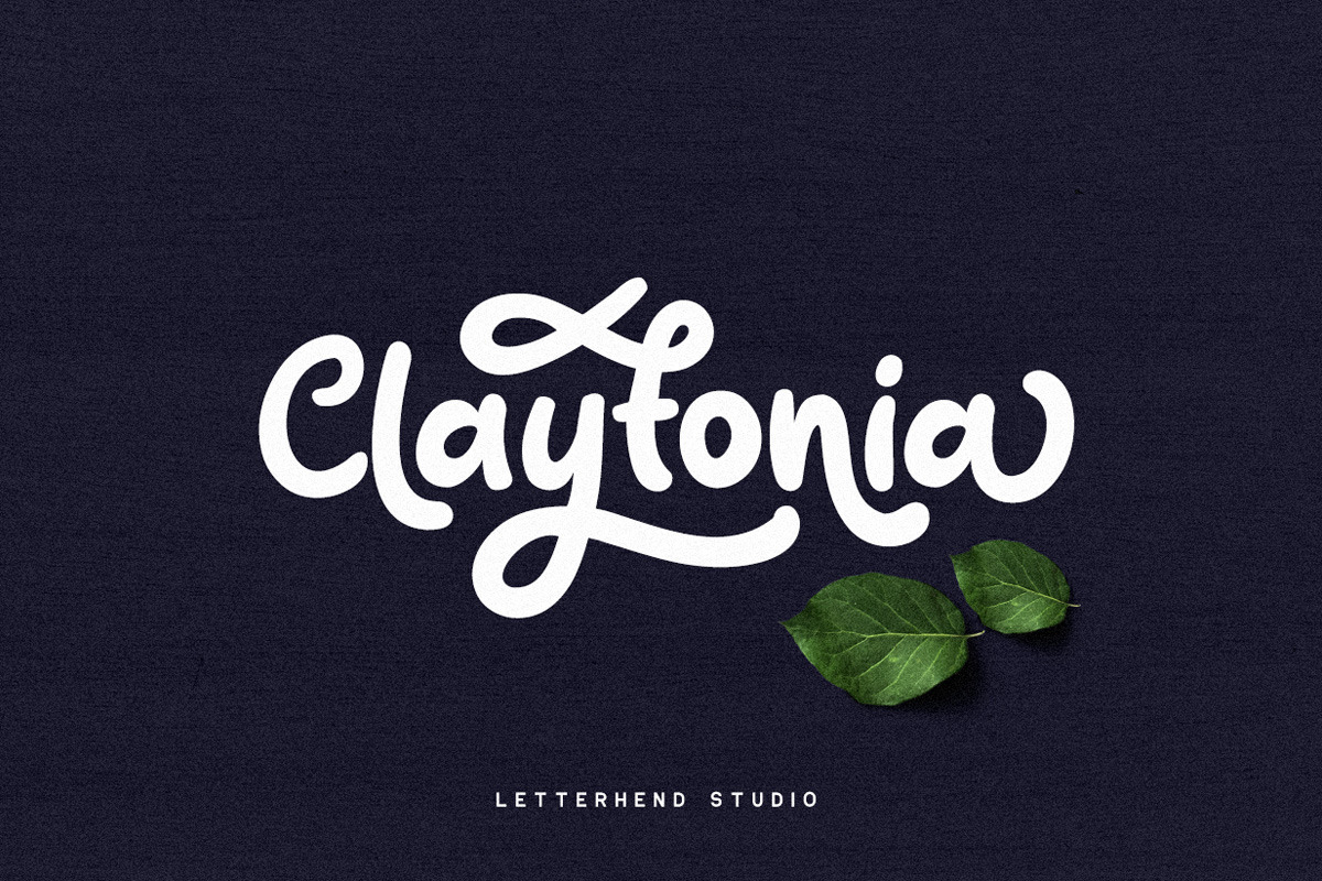 Claytonia Bold Script in Bold Fonts - product preview 8
