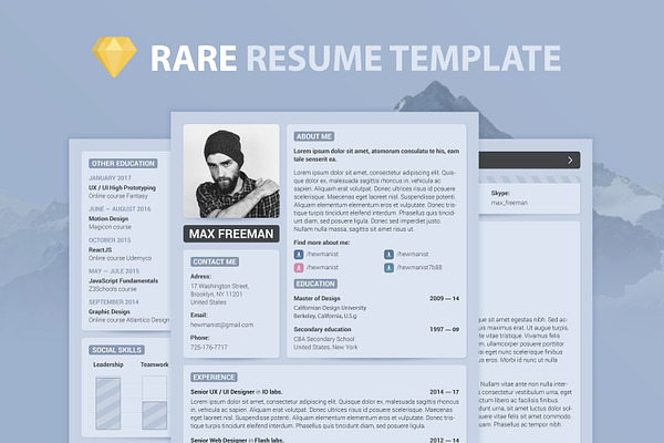 4 in 1 — Resume Template