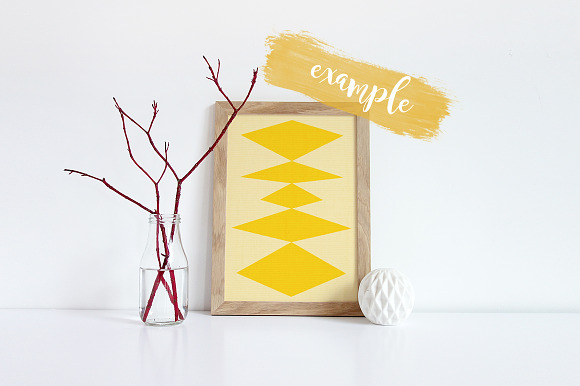 A4 Wooden Frame Stock Photo in Print Mockups - product preview 1